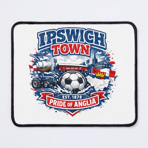 Item preview, Ipswich Town Football Fan Graphic | Pride of Anglia Vintage Supporter Shirt | Tractor Boys Design designed and sold by GarnerSupplyCo.