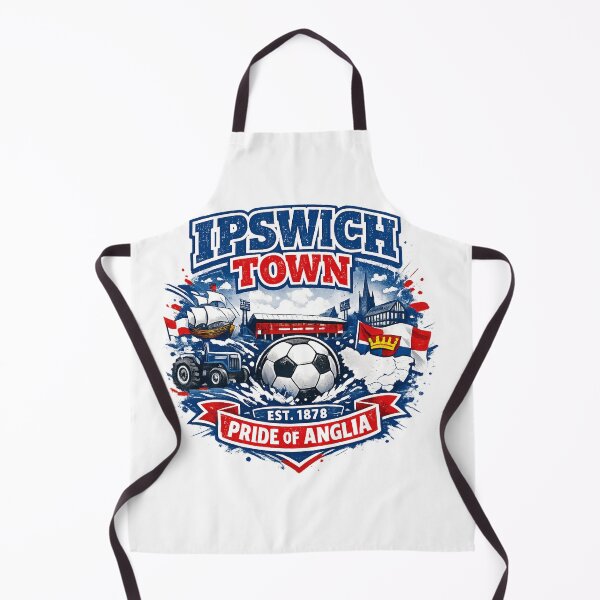 Item preview, Ipswich Town Football Fan Graphic | Pride of Anglia Vintage Supporter Shirt | Tractor Boys Design designed and sold by GarnerSupplyCo.