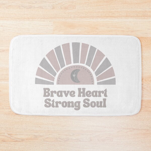 Item preview, Brave Heart Strong Soul Boho Sun Moon Inspirational designed and sold by lsawareness.