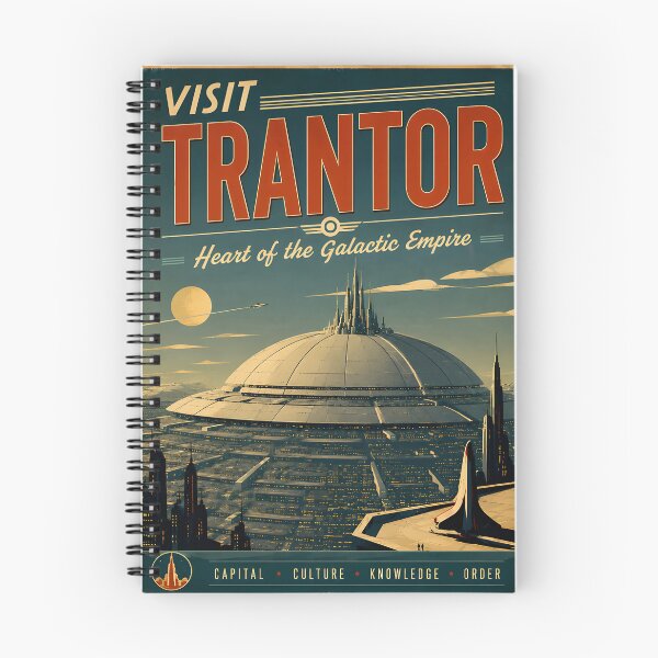 Item preview, Vintage Visit Trantor Poster designed and sold by Helen-Neal.