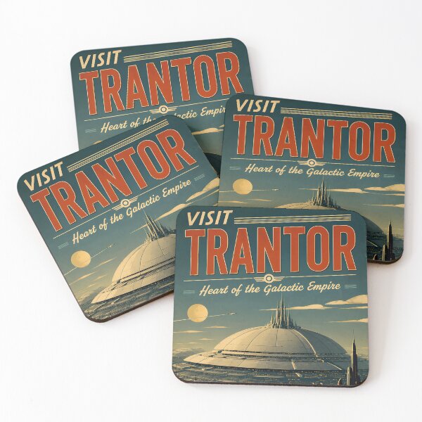 Item preview, Vintage Visit Trantor Poster designed and sold by Helen-Neal.