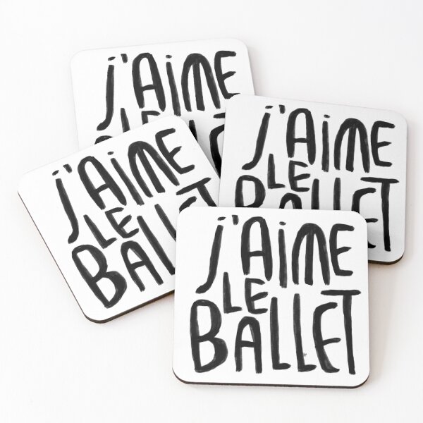 Item preview, J‘aime le ballet, ich liebe Ballett  designed and sold by danceink.