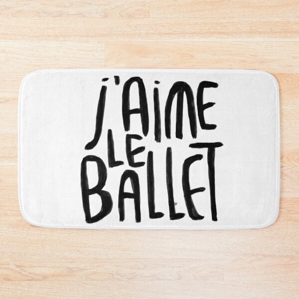 Aperçu de l'œuvre J'aime le ballet, je liebe Ballett créée et vendue par danceink.