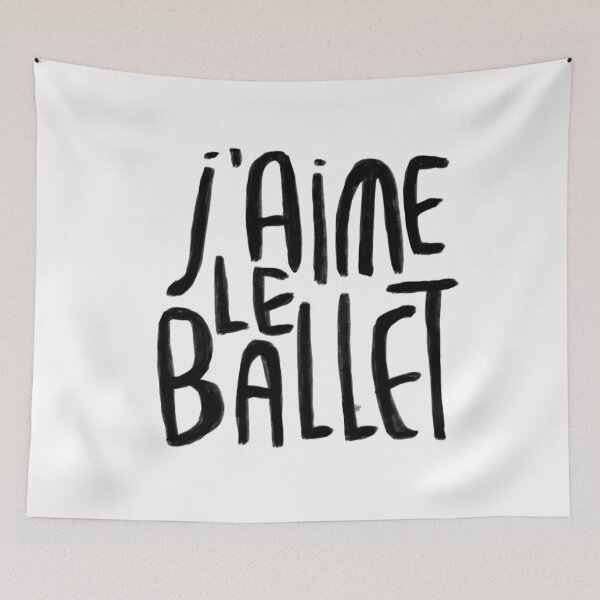 Item preview, J‘aime le ballet, ich liebe Ballett  designed and sold by danceink.