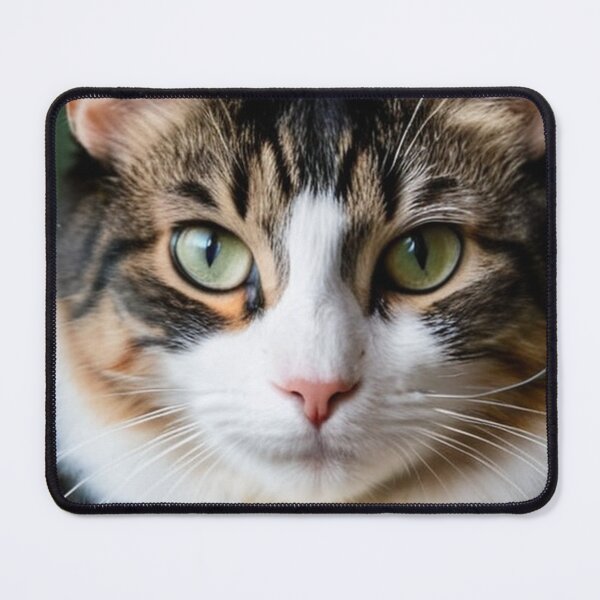 Item preview, Animals - Tabby Cat Portrait, Intense Green-Yellow Gaze designed and sold by World-Pets.