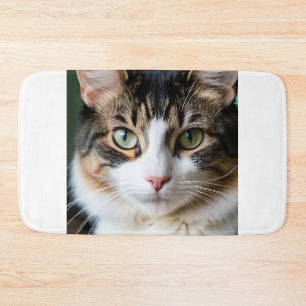 Item preview, Animals - Tabby Cat Portrait, Intense Green-Yellow Gaze designed and sold by World-Pets.