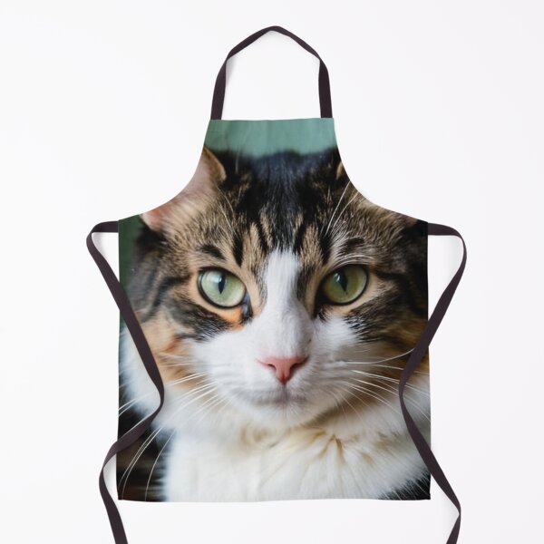 Item preview, Animals - Tabby Cat Portrait, Intense Green-Yellow Gaze designed and sold by World-Pets.