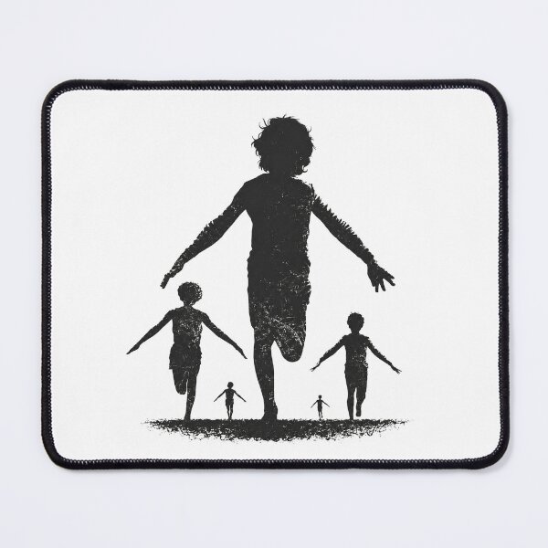Item preview, Running Children Weapons Movie Silhouette designed and sold by MadcapPrints.