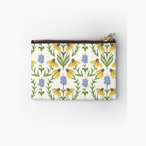 Item preview, Texas Wildflower Watercolor Pattern | Bluebonnet & Black-Eyed Susan Botanical Design designed and sold by CaroStudioTX.
