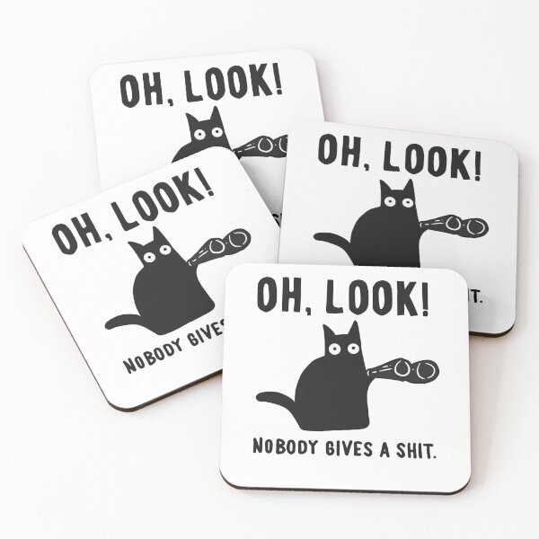 Item preview,     Emotionally Unavailable Cat | Sarcastic black cat designed and sold by MaggesticDesigns.