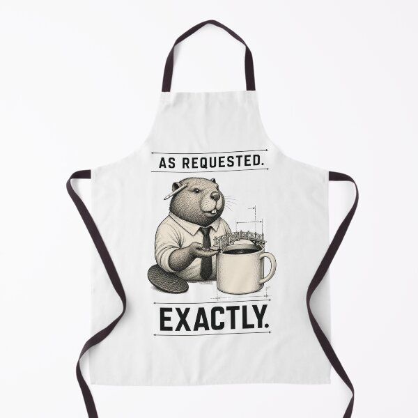 Item preview, As Requested Exactly Funny Beaver Weaponized Compliance Office Humor designed and sold by Print Loft.