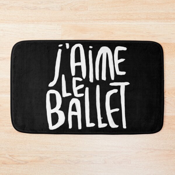 Aperçu de l'œuvre J'aime le ballet, je liebe Ballett créée et vendue par danceink.