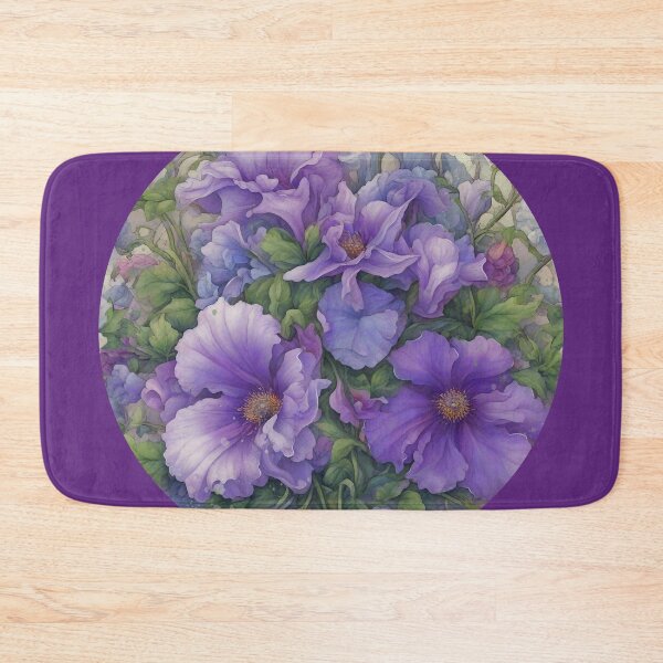 Item preview, Purple Petals Romantic Flowers designed and sold by LaRoach Digital Arts.