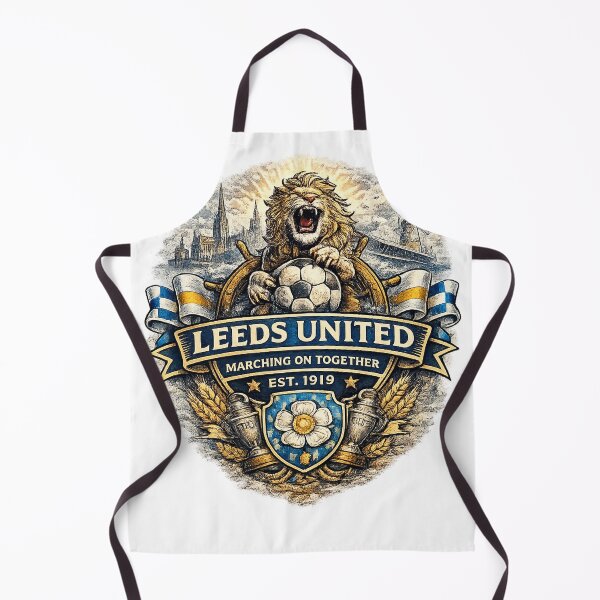 Item preview, Leeds United Football Fan Graphic | Marching On Together Vintage Supporter Shirt | Yorkshire Football Design designed and sold by GarnerSupplyCo.