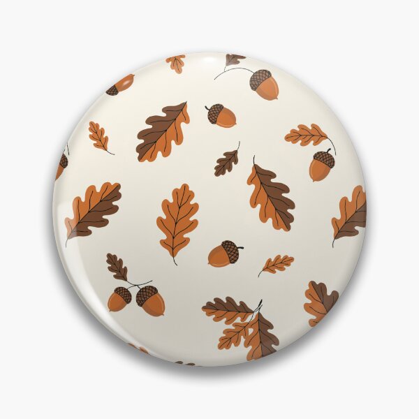 Item preview, Oak Leaves and Acorns Autumn Pattern designed and sold by NuvoraNest.