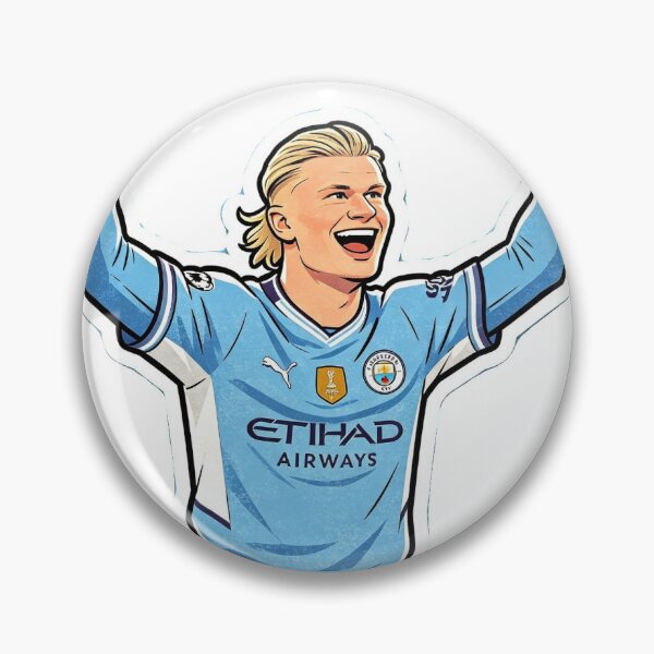 Item preview, Erling Haaland Victory Sticker designed and sold by bellefille-xoxo.