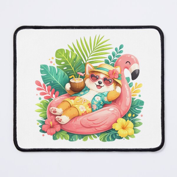 Item preview, Cute Corgi Summer Vacation designed and sold by Designs-Lena.