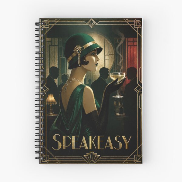 Item preview, Elegant Flapper in Speakeasy designed and sold by Andy Gambino Art.