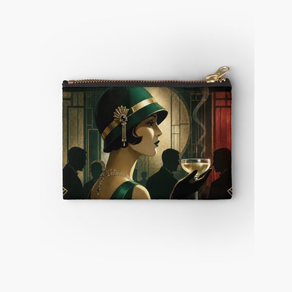 Item preview, Elegant Flapper in Speakeasy designed and sold by Andy Gambino Art.