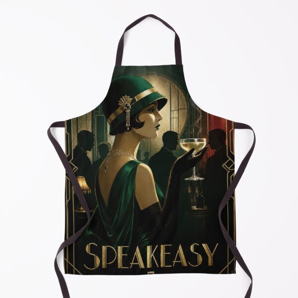 Item preview, Elegant Flapper in Speakeasy designed and sold by Andy Gambino Art.
