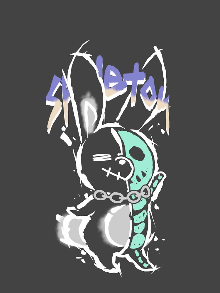 Thumbnail 4 of 4, iPhone Case, Skeleton Rabbit V1 designed and sold by Flannibal.