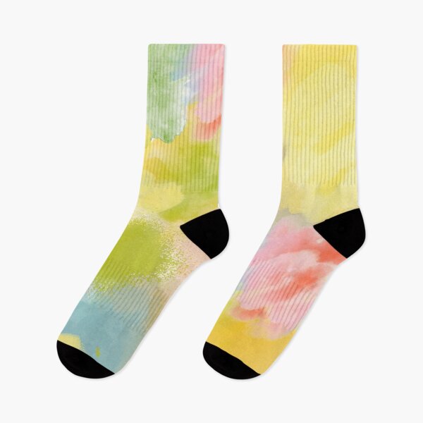 Item preview, Yellow Green Tie Dye Design | Abstract Boho Spiral Pattern | Vibrant Women's Fashion & Retro Aesthetic designed and sold by Softbear Atelier.