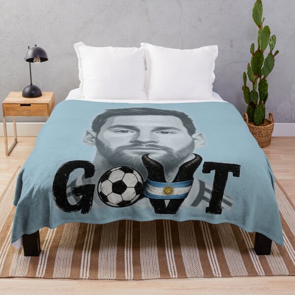 Item preview, GOAT Messi Tribute | Argentina Football Legend Graphic | Vintage Soccer Art | GOAT Typography T-Shirt designed and sold by Ginastle26.