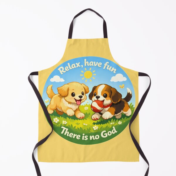 Item preview, Relax, Have Fun (There is no God) cute designed and sold by Cathedral of Curiosity.