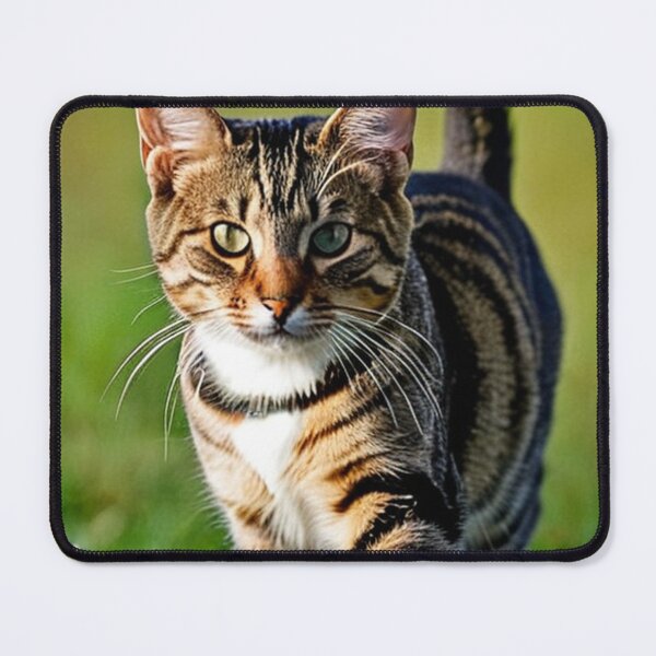 Item preview, Animals - Tabby Cat with a Captivating Gaze, Outdoor Portrait designed and sold by World-Pets.