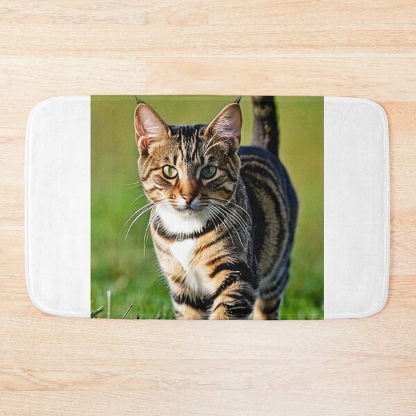 Item preview, Animals - Tabby Cat with a Captivating Gaze, Outdoor Portrait designed and sold by World-Pets.