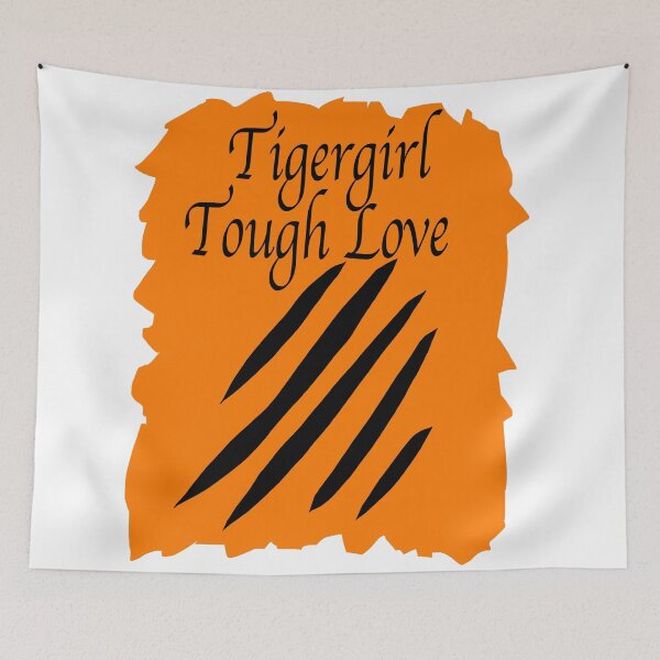 Item preview, Tigergirl Tough Love Tiger Pattern Claw Marks designed and sold by TimCreations.
