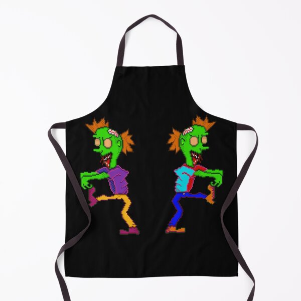 Item preview, Zombie Duo Halloween Art Retro designed and sold by RetroRlx.
