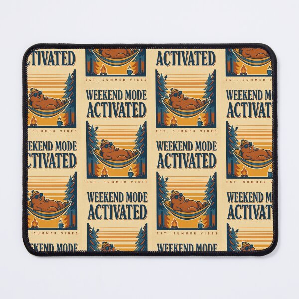 Item preview, Weekend Mode Activated Retro Beaver Civic Day Canadian Vintage Design designed and sold by InspiredCreatives.