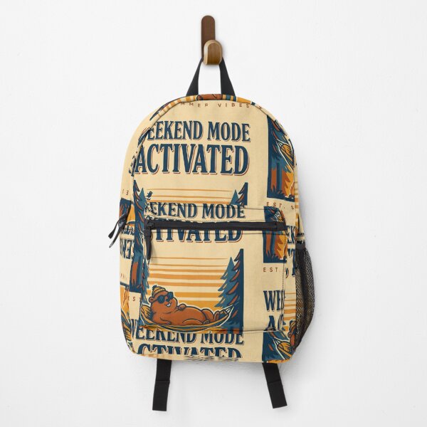 Item preview, Weekend Mode Activated Retro Beaver Civic Day Canadian Vintage Design designed and sold by InspiredCreatives.