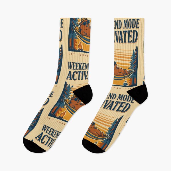 Item preview, Weekend Mode Activated Retro Beaver Civic Day Canadian Vintage Design designed and sold by InspiredCreatives.