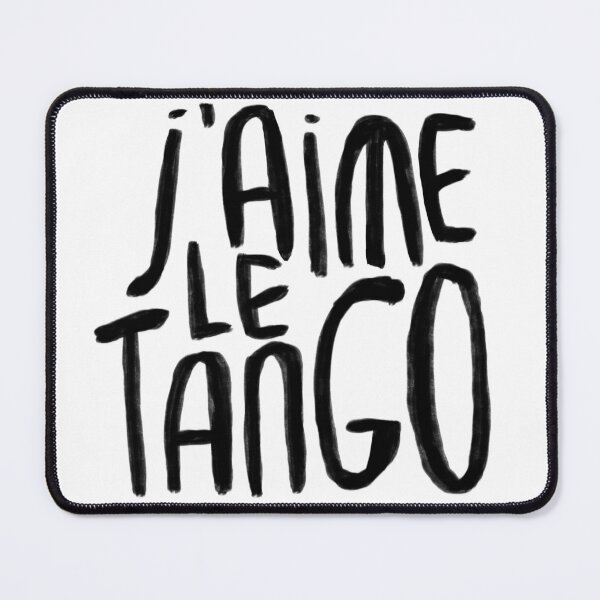 Item preview, J aime le tango, tango dancer designed and sold by danceink.