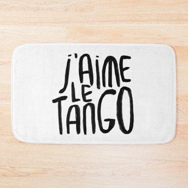 Item preview, J aime le tango, tango dancer designed and sold by danceink.