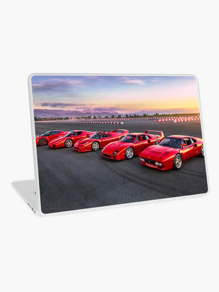 Ferrari Legends At Dawn Laptop Skin By Mophoto Redbubble