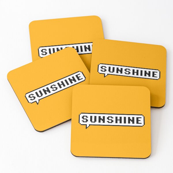 Item preview, Sunshine Pixel Speech Bubble – Retro Minimalist Positive Vibe Design designed and sold by PixelPuncheur.