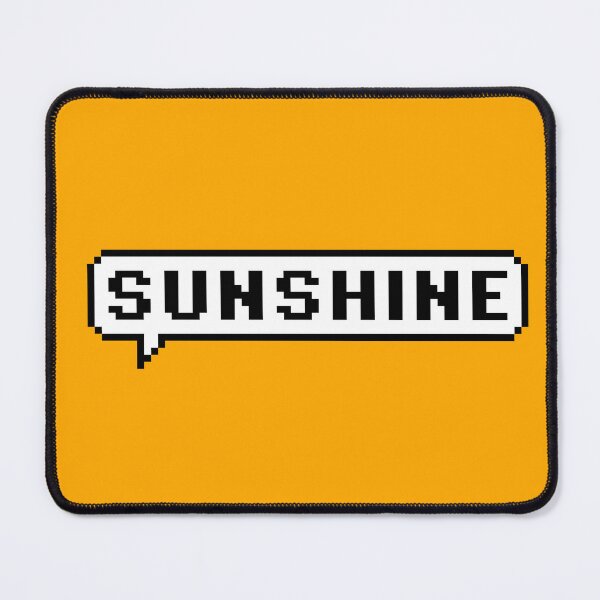 Item preview, Sunshine Pixel Speech Bubble – Retro Minimalist Positive Vibe Design designed and sold by PixelPuncheur.