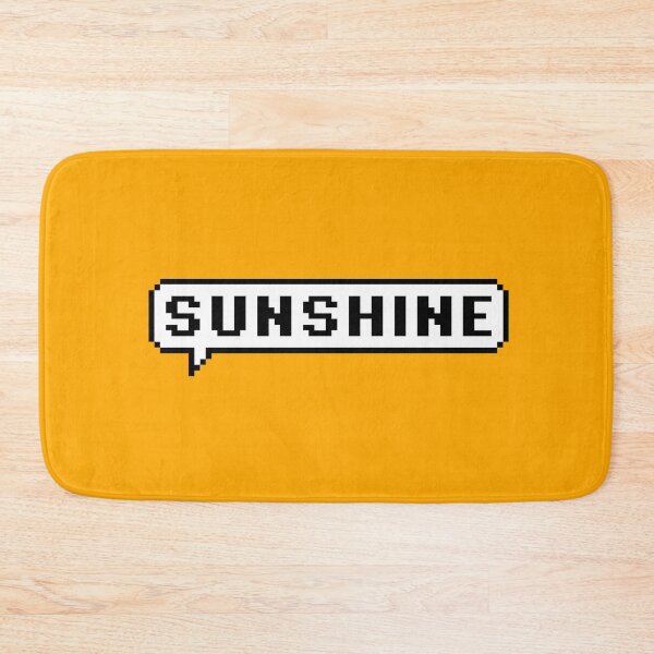 Item preview, Sunshine Pixel Speech Bubble – Retro Minimalist Positive Vibe Design designed and sold by PixelPuncheur.
