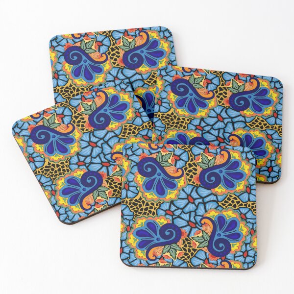 Item preview, Neon Talavera: Modern Folk Bloom designed and sold by ladyMorris.