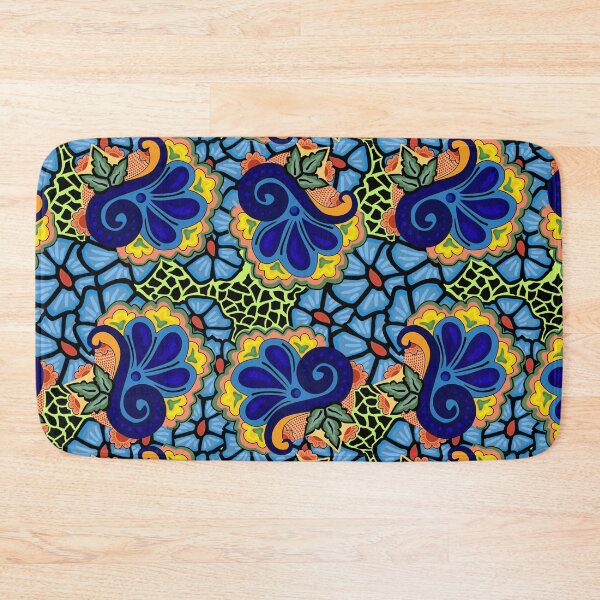 Item preview, Neon Talavera: Modern Folk Bloom designed and sold by ladyMorris.