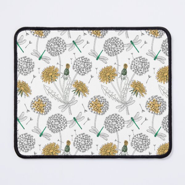 Item preview, Dandelion and Dragonfly Wildflower Pattern designed and sold by NuvoraNest.