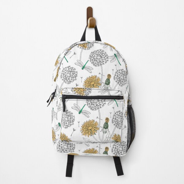 Item preview, Dandelion and Dragonfly Wildflower Pattern designed and sold by NuvoraNest.