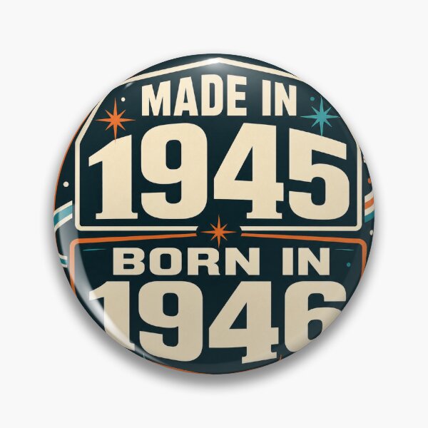 Item preview, Made In 1945 Born In 1946 designed and sold by aihrgdesign.