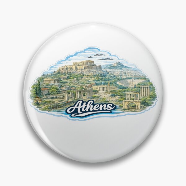 Item preview, Athens Skyline designed and sold by GridiStudio.