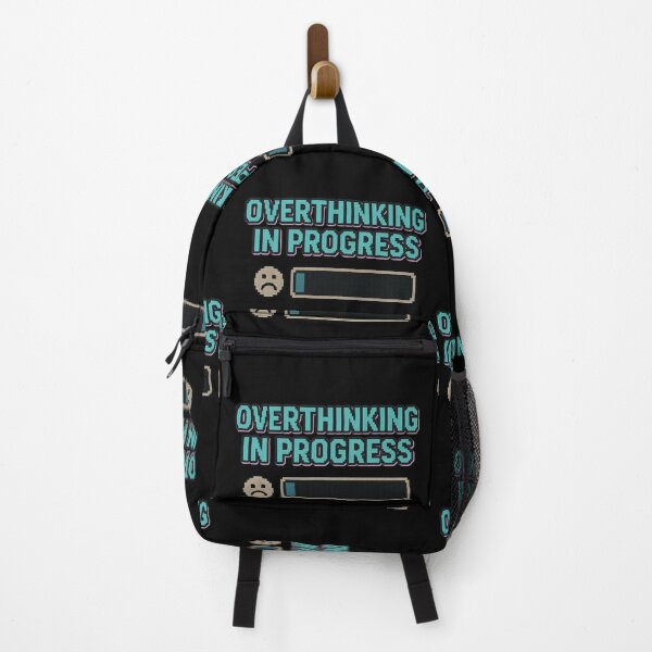 Item preview, Overthinking Process – Retro Pixel Loading Bar designed and sold by Mad Factory Designs.