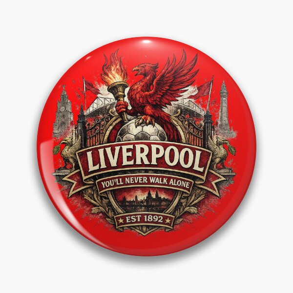 Item preview, Liverpool Football Fan Graphic | You'll Never Walk Alone Vintage Supporter Shirt | Reds Football Design designed and sold by GarnerSupplyCo.
