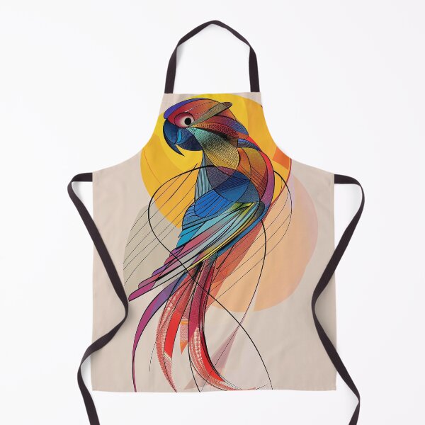 Item preview, Abstract Geometric Colorful Parrot Art designed and sold by Pierce Millington Gallery.